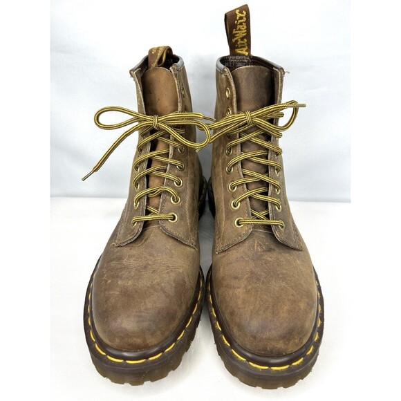 Vintage Dr Martens 1460 Boots 8 Eye Brown Men’s 6 UK 8 US Y2K - Picture 3 of 11